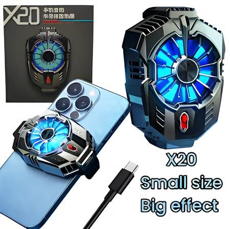 X20 Portable Mobile Phone Radiator Semiconductor Cooling Fan Radiator USB Powered Mobile Phone Cooler(Original)