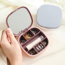 Jewelry Organizer Box With Mirror Jewelry Storage Gifts