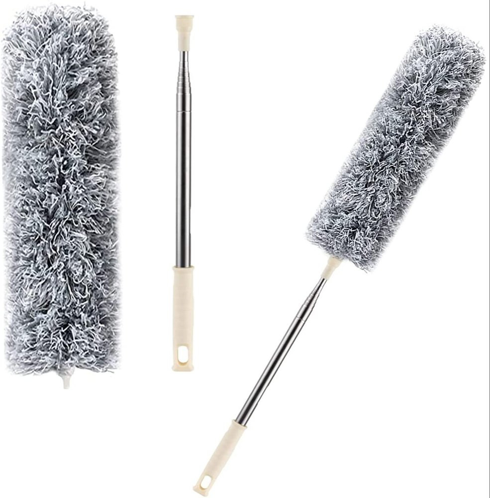 Microfiber Dusting Retractable Household Cleaner  Feather Duster Car Sweeper From the Dust Brush