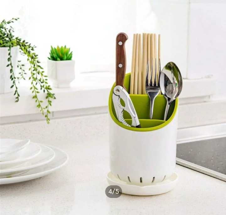 Kitchen L Cutlery Spoon Holder Rack