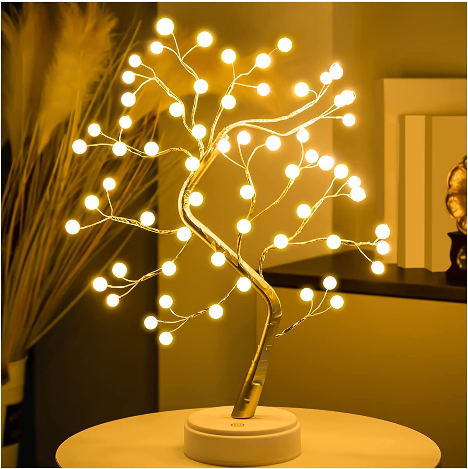 Warm White 20 inch Tabletop Bonsai Tree Light with LED, For Decoration
